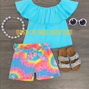 Tie dye short set